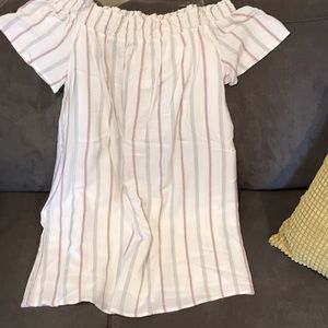 Off the shoulder dress